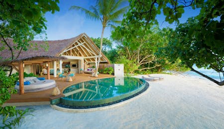 beach pool villa