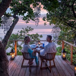 Romantic dining at Four Seasons Resort Maldives at Landaa Giraavaru