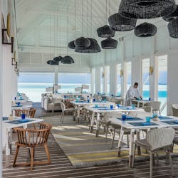 Restaurant at Four Seasons Resort Maldives at Landaa Giraavaru
