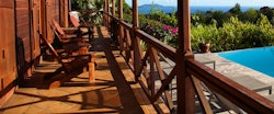 Pool Deck at Le Jardin Malanga Hotel, Guadeloupe