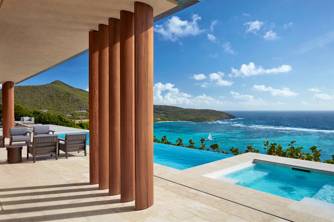 mocan two-bedroom patio villa with studio