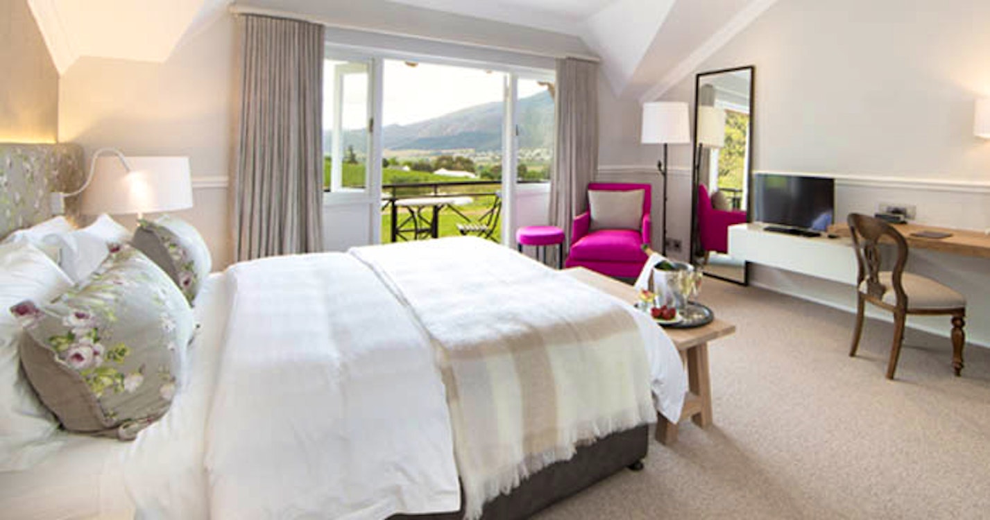 Bedroom at Mont Rochelle, Cape Town