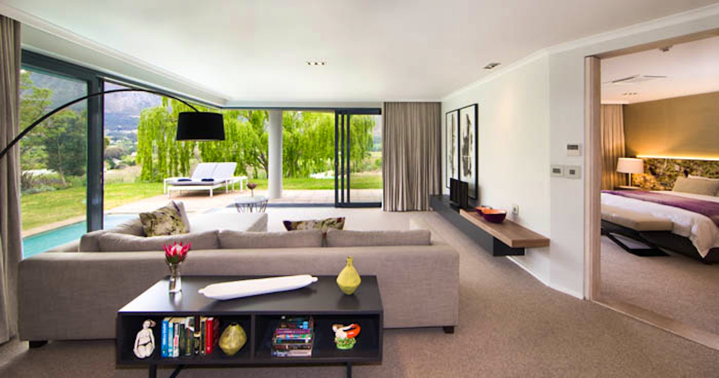 Living Room at Mont Rochelle, Cape Town