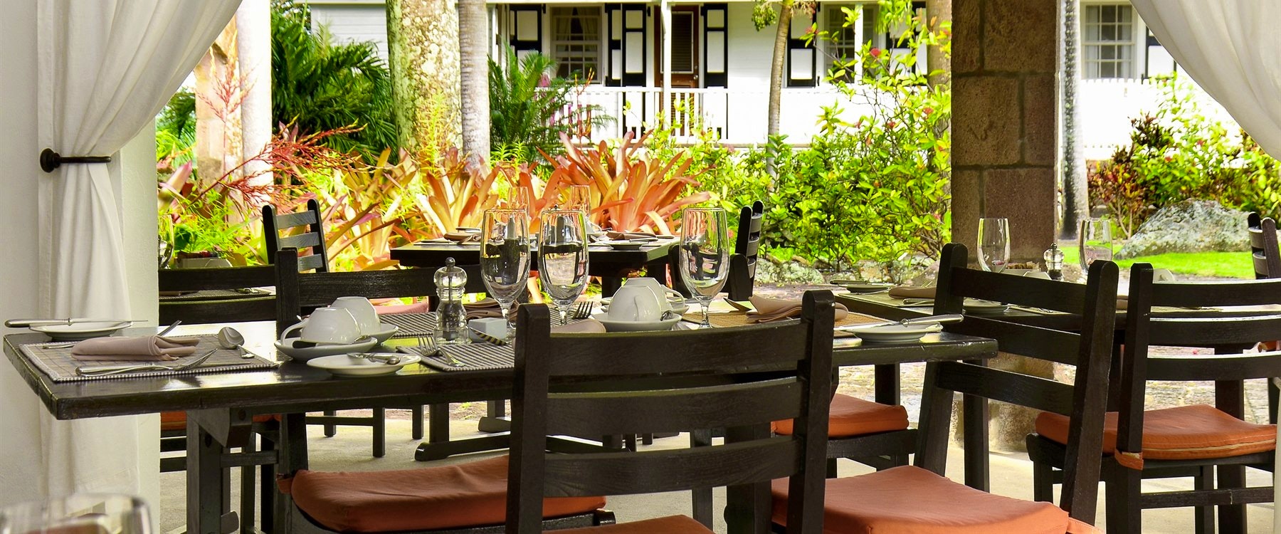 Breakfast Table Setting at Montpelier Plantation & Beach