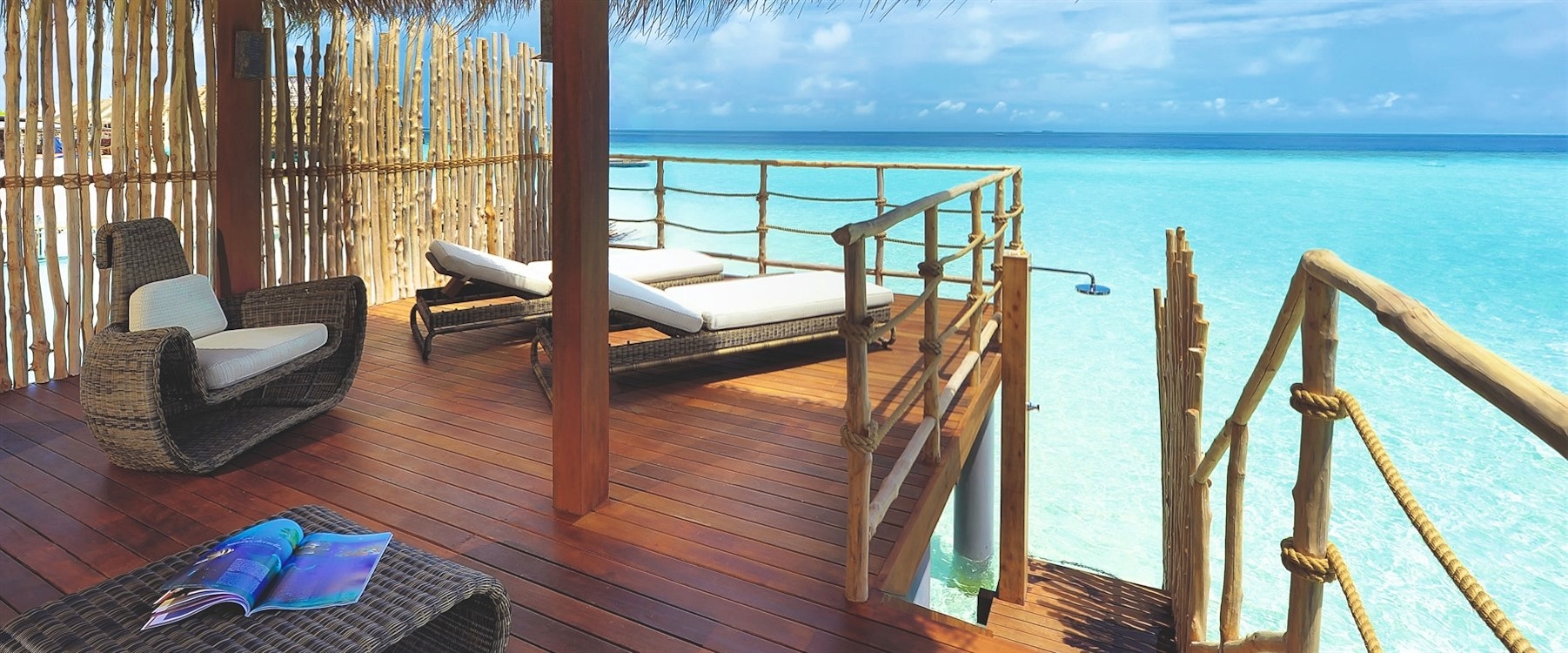 Senior Water Villa at Constance Moofushi, Maldives, Indian Ocean  