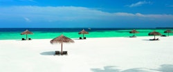 Beach at Constance Moofushi, Maldives, Indian Ocean