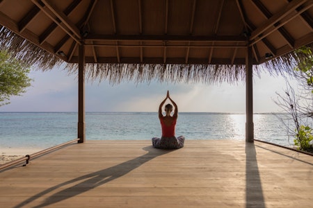 Outdoor Beachfront Yoga Pavilion
