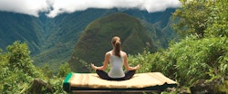 yoga with a view, Sanctuary Lodge, A Belmond Hotel, Machu Picchu