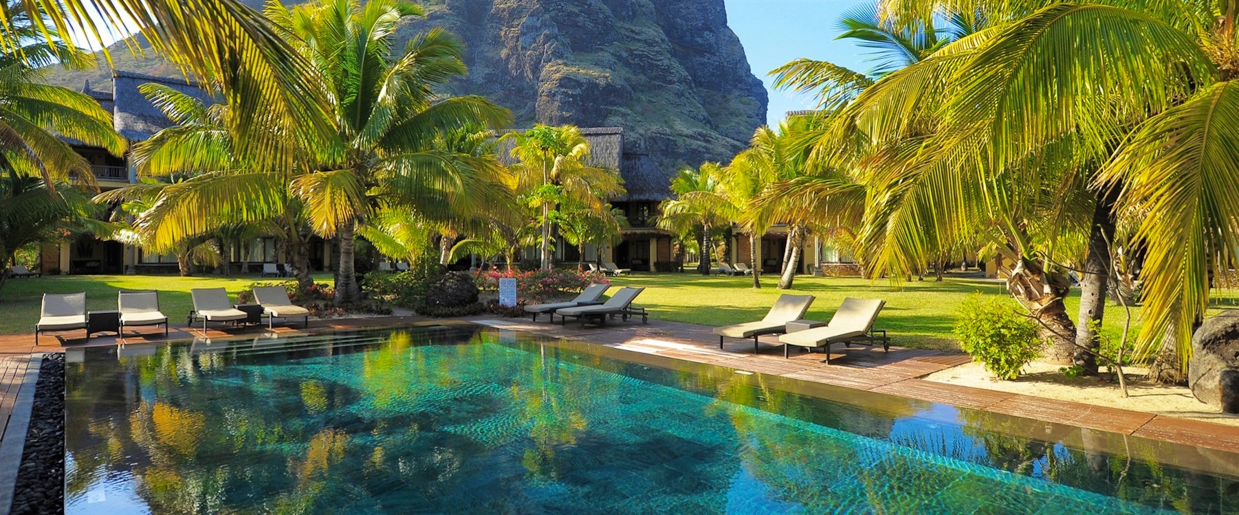 Pool at Dinarobin Beachcomber Golf Resort & Spa, Mauritius 