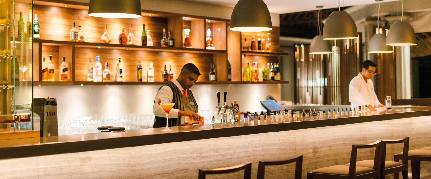 Cocktail bar at Paradis Hotel & Golf Club, Mauritius