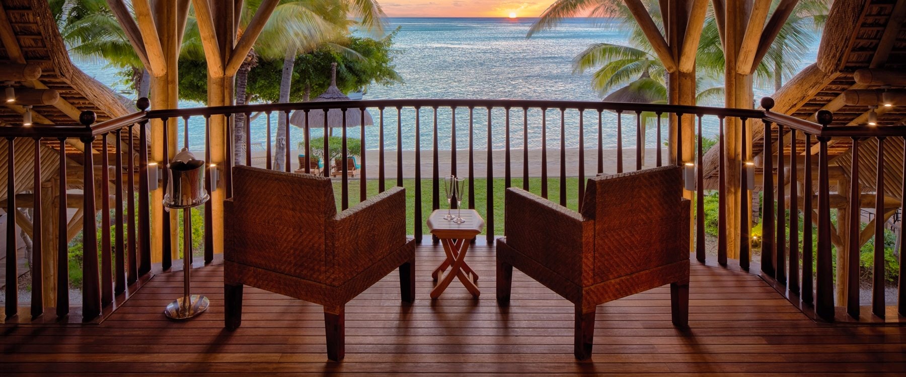 Seated Area on Balcony at Paradis Hotel & Golf Club- Villas 
