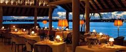 Evening dining at Royal Palm Beachcomber Luxury, Mauritius