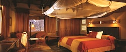 Bedroom in Mushara Lodge