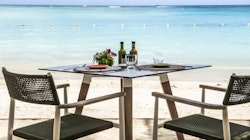 Beach dining at Trou Aux Biches Beachcomber Golf Resort & Spa, Mauritius