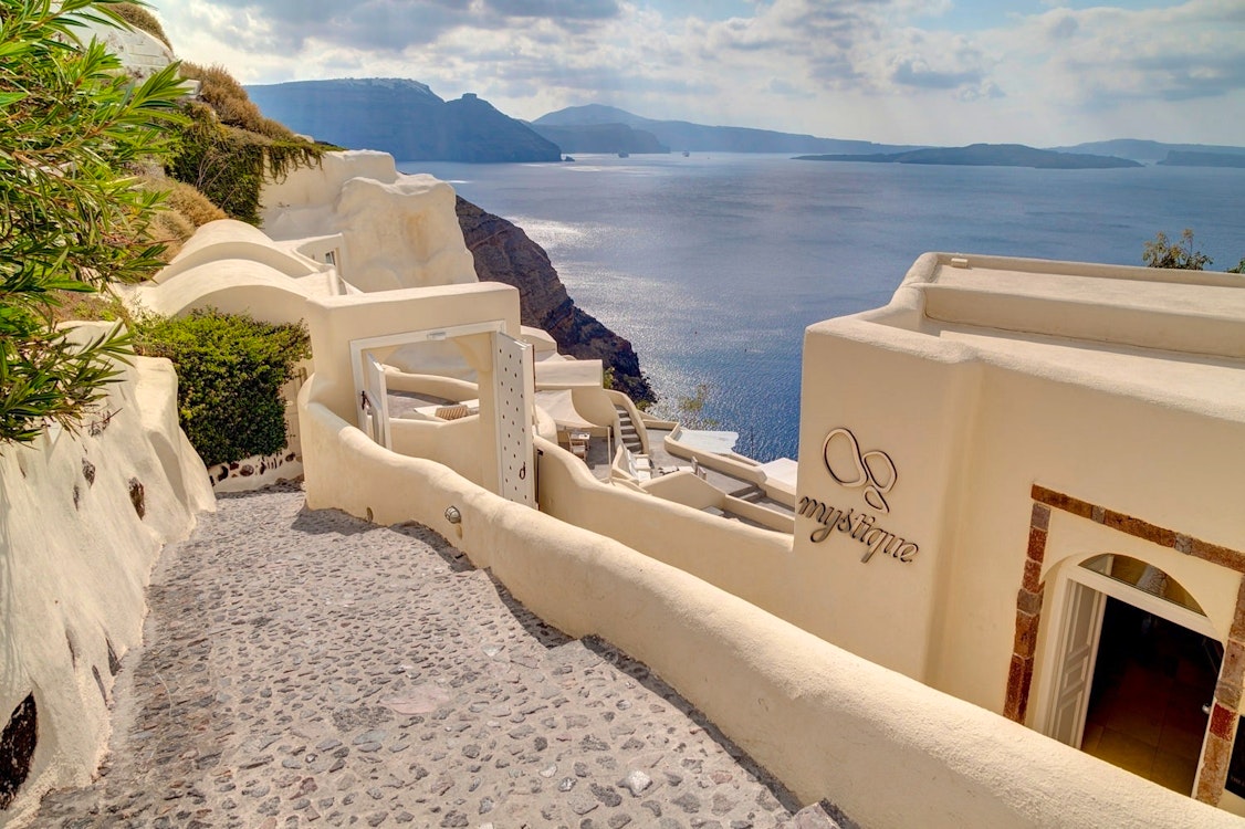 Lobby, Mystique, Santorini, Greece