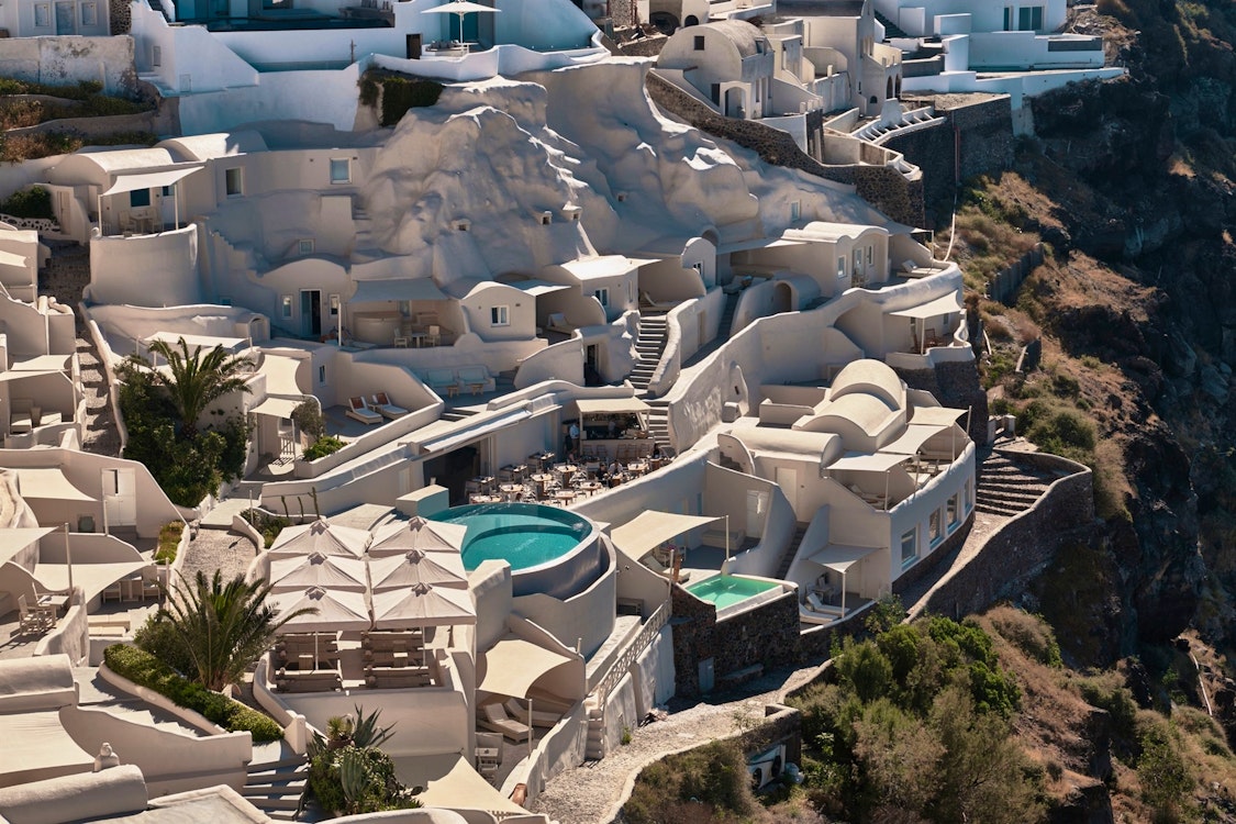 Overview, Mystique, Santorini, Greece