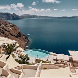 Overview, Mystique, Santorini, Greece