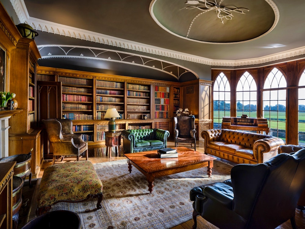Library at Luttrellstown Castle Resort, Dublin 