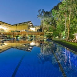 Swimming pool in the evening, The Byron at Byron Resort and Spa, Australia