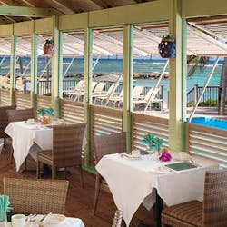 Restaurant at Nisbet Plantation Beach Club, Nevis