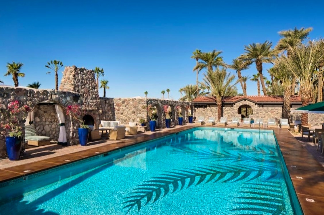 Pool View at  The Oasis at Death Valley, California 
