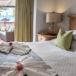 Ocean view room at East Winds, St Lucia
