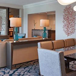 Royal Club Suite Living Room at Atlantis The Palm, Dubai