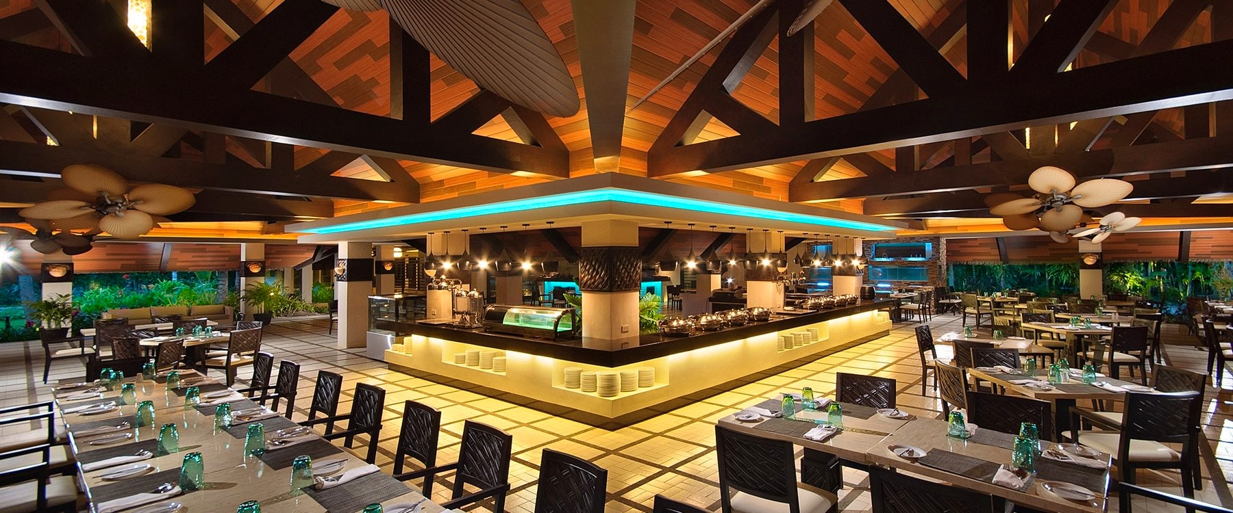 Oceanica seafood restuarant at South Palms Resort, Bohol, Philippenes