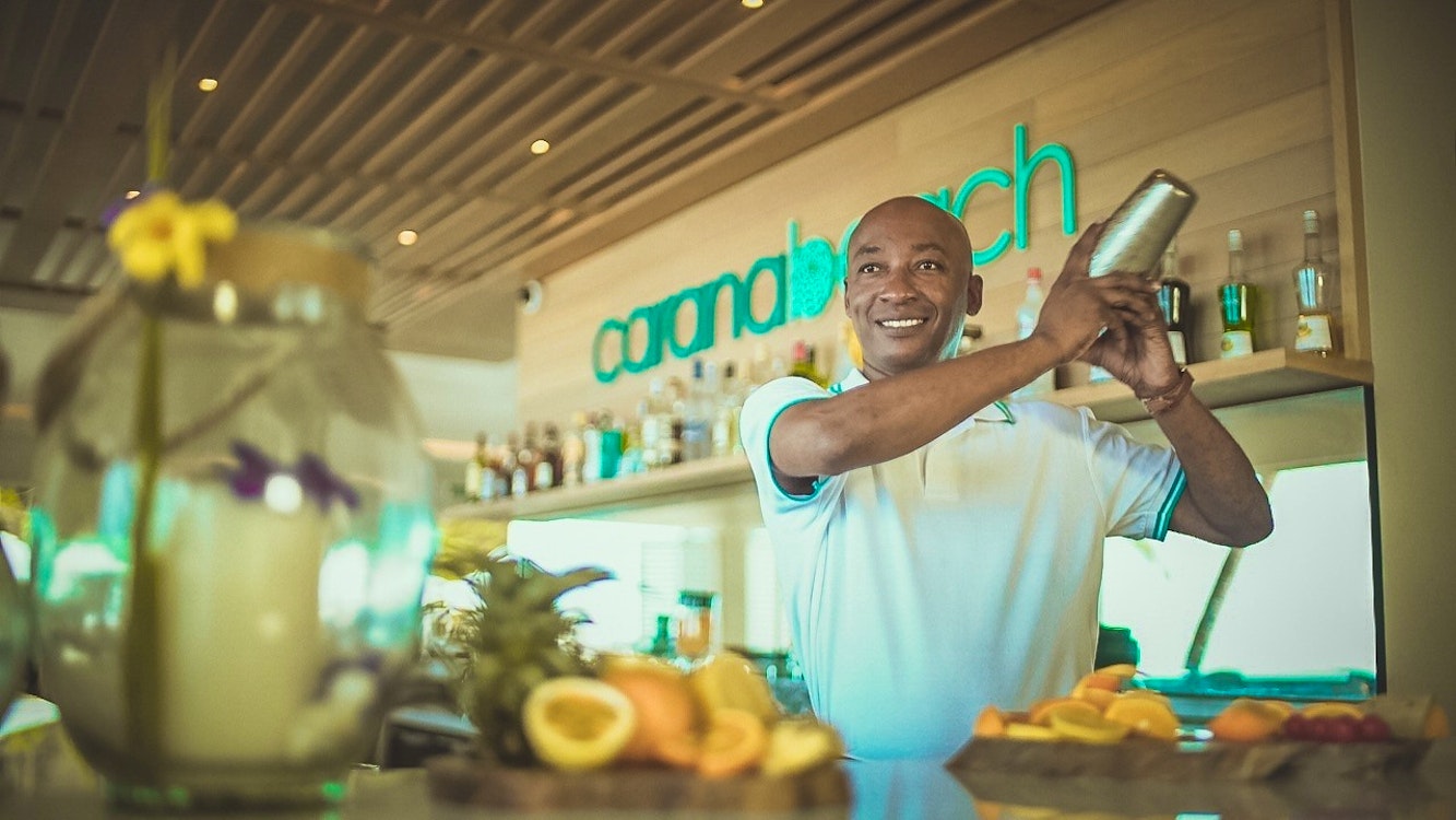 cocktails at carana beach hotel