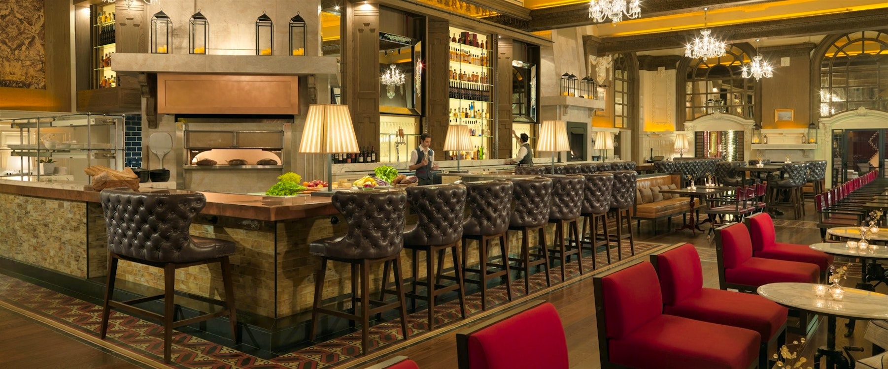 Oak long Bar at Fairmont Copley Plaza, Boston 