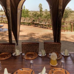 Restaurant at Okuti Camp