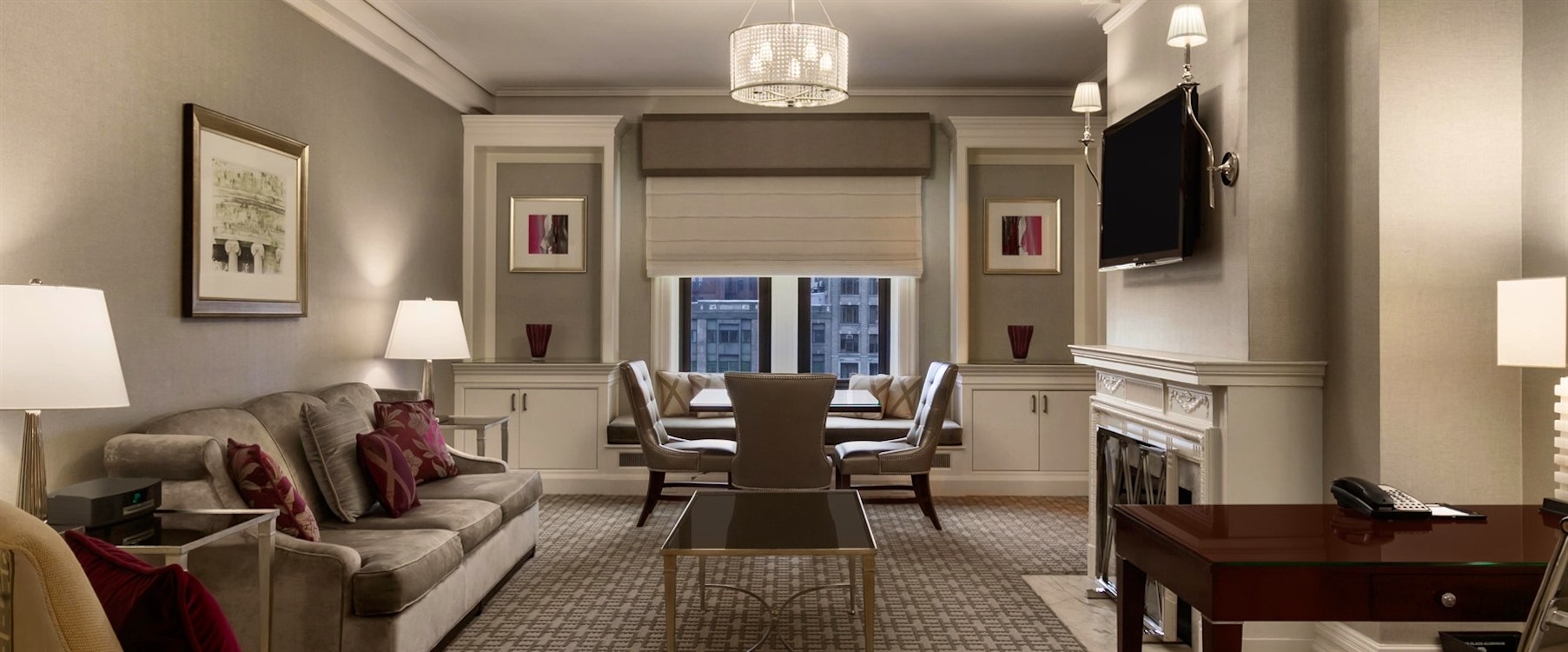 One Bedroom Suite at Fairmont Copley Plaza, Boston 