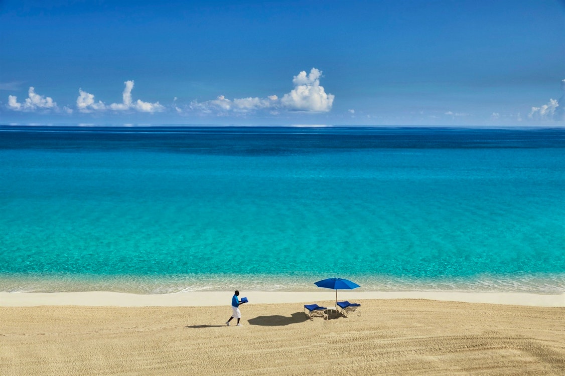 entrance of ocean club bahamas caribbean