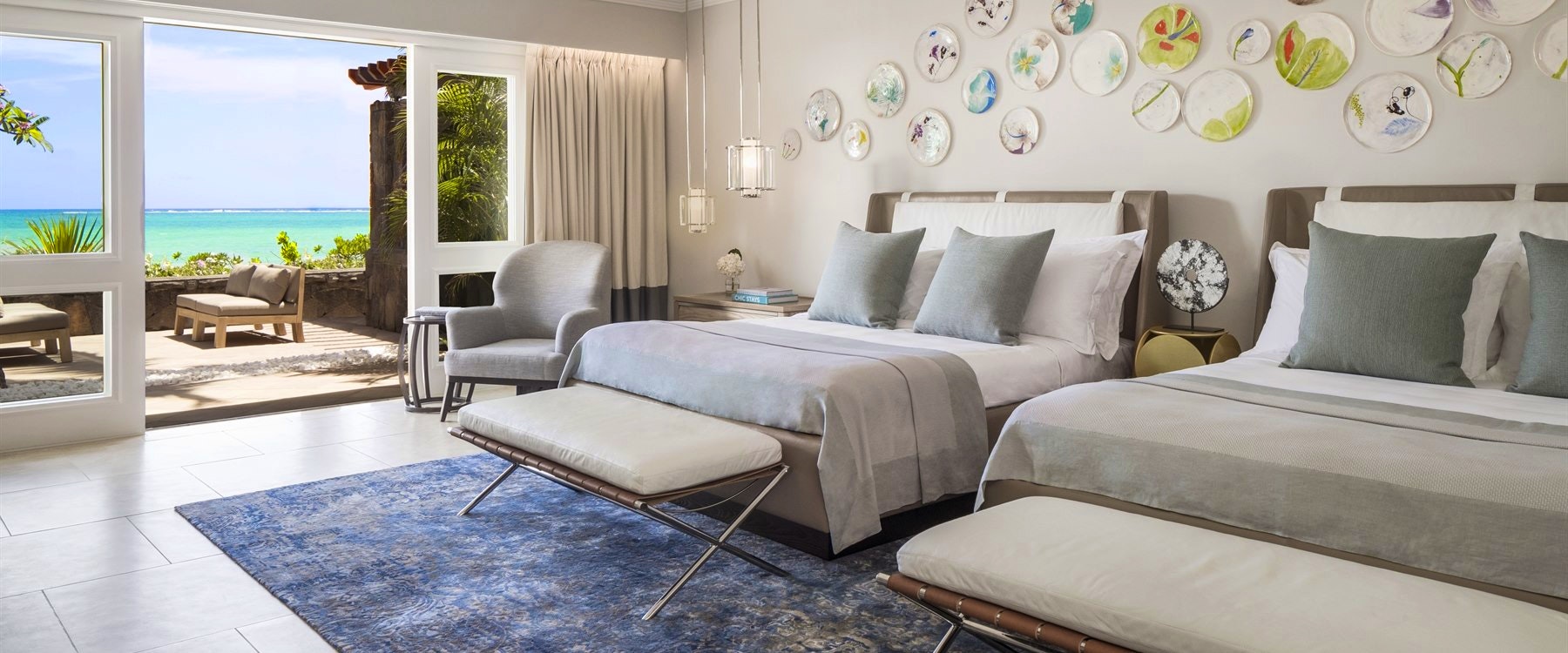 Double Bedroom in Villa One at One&Only Le Saint Geran, Mauritius 