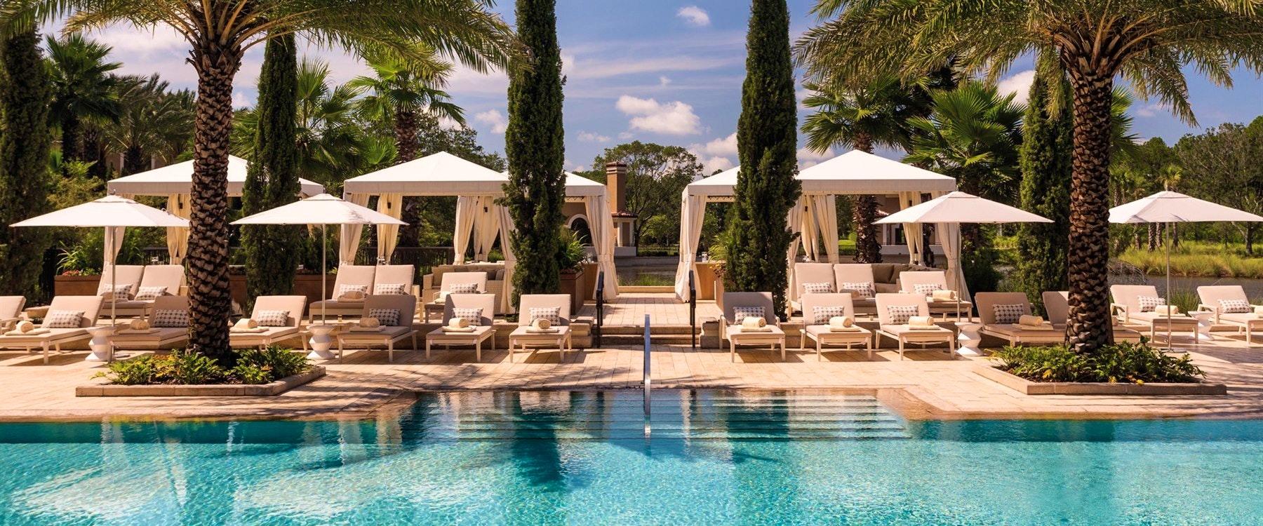 Adult pool at Four Seasons Resort Orlando at Walt Disney World Resort, Florida