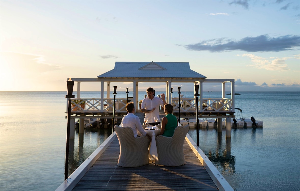 private dining orpheus island lodge great barrier reef islands queensland australia