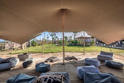 Outdoor area at Domes Zeen Chania