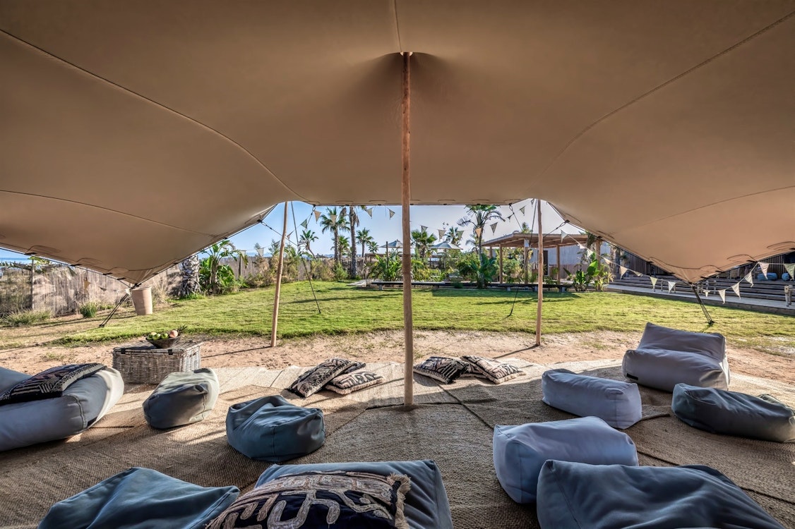 Outdoor area at Domes Zeen Chania