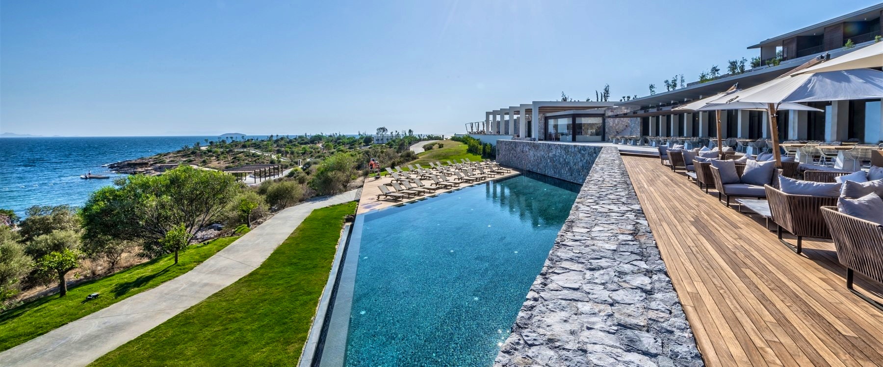 Outdoor Lounge Pool at Six Senses Kaplankaya, Bodrum