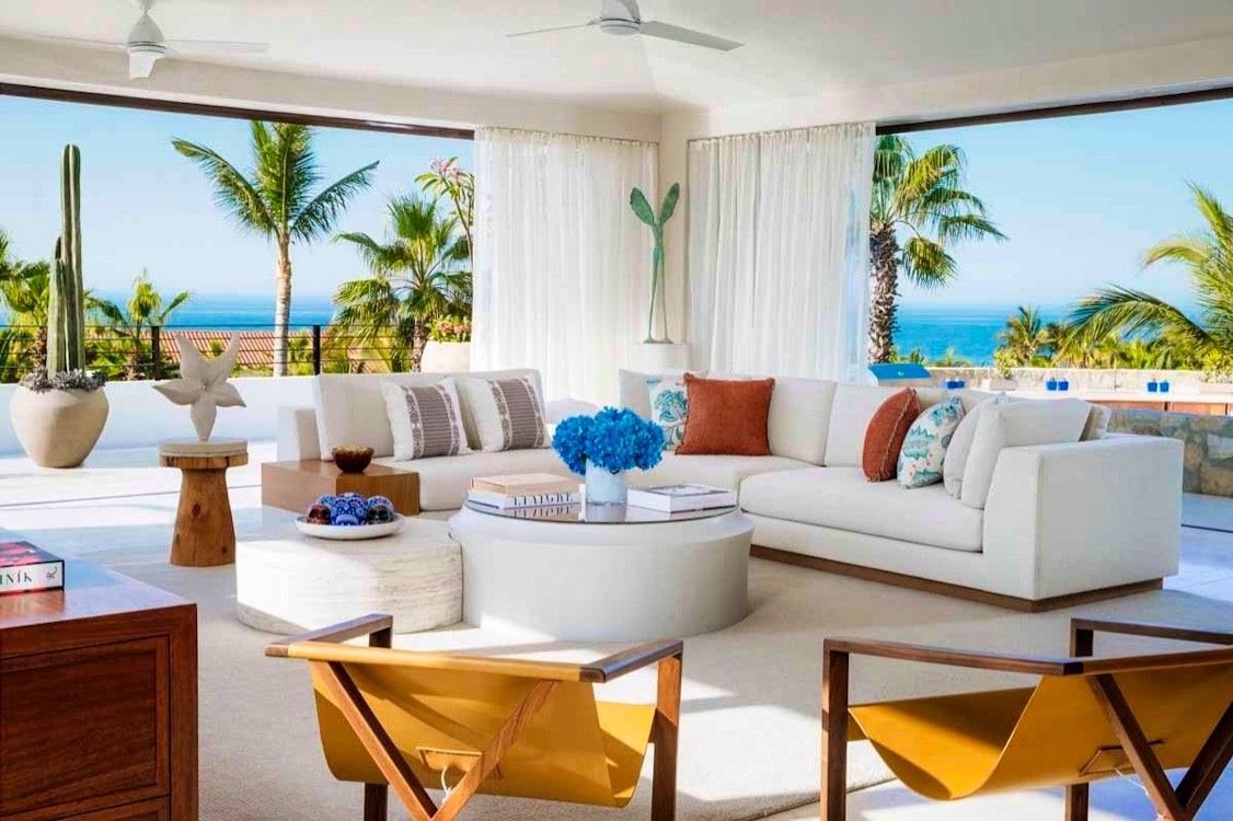 Villa One Living Room at One&Only Palmilla, Los Cabos, Mexico