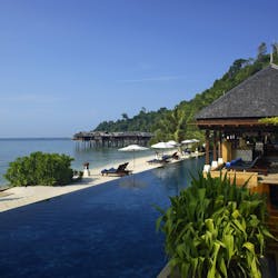 beach view of pangkor laut resort malaysia