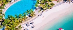 Aerial view of Paradis Hotel & Golf Club, Mauritius