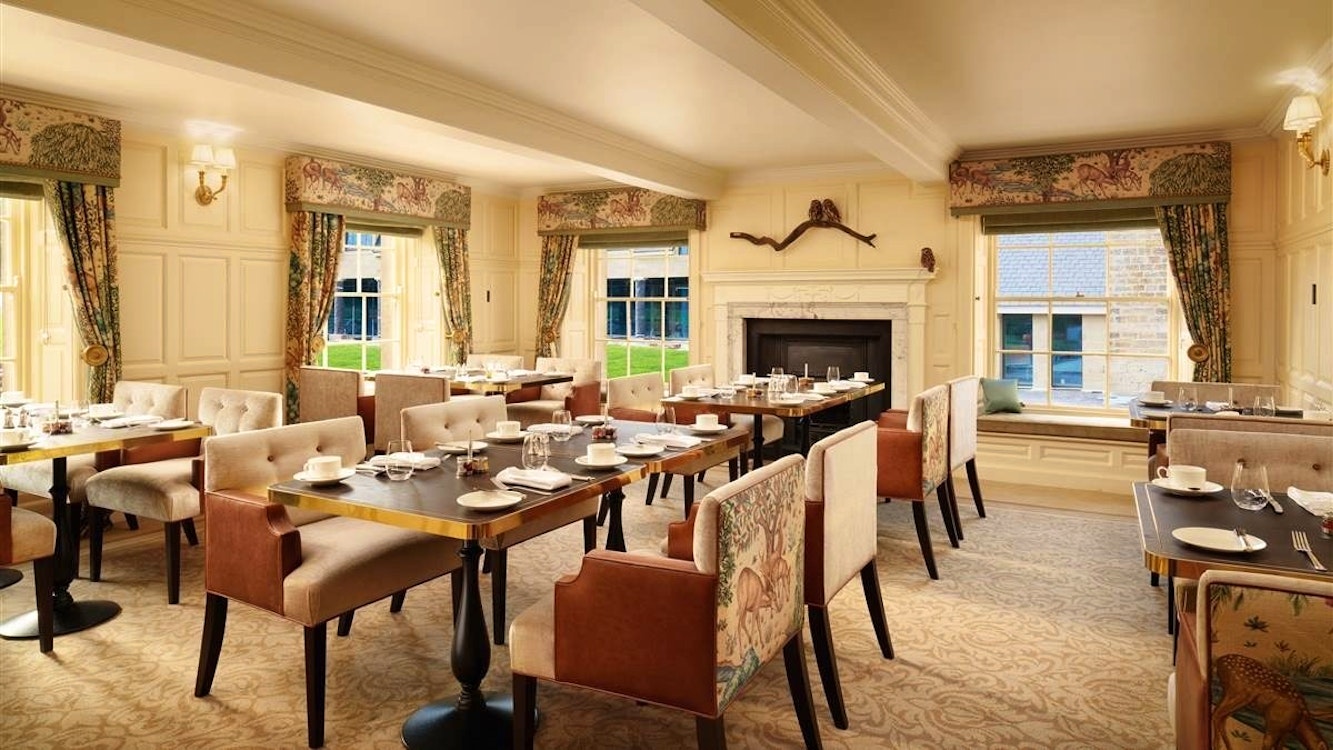 Dining Area at Grantley Hall Ripon, Yorkshire, England