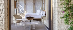Pavilion Bedroom at Amanzoe, Peloponnese, Greece