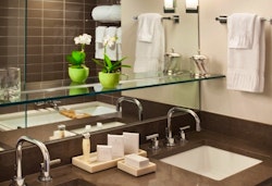 inn penthouse suite with loft fireplace and balcony