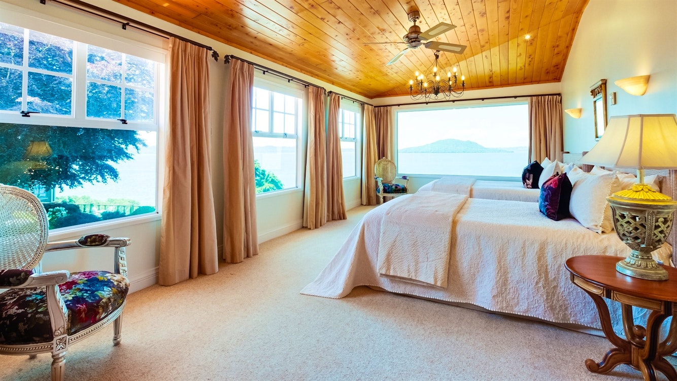 island view suite - room 2 at on the point rotoura north island new zealand 