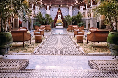 Lobby at Royal Mansour Marrakech, Morocco