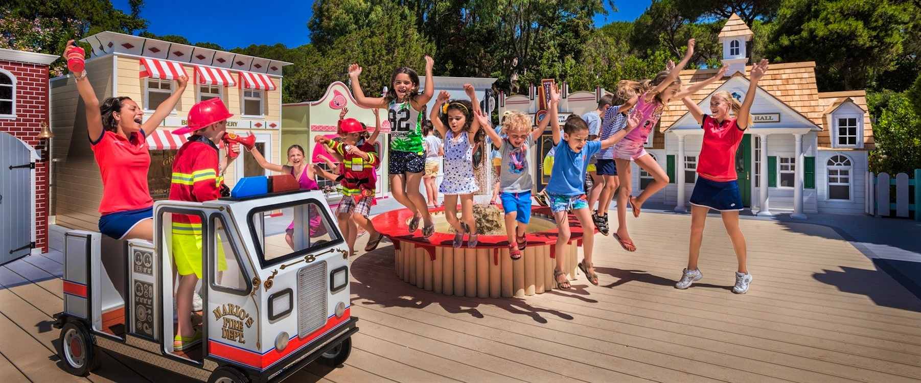 Children's Wonderland Mario's Village at Forte Village Resort, South Sardinia, Italy 