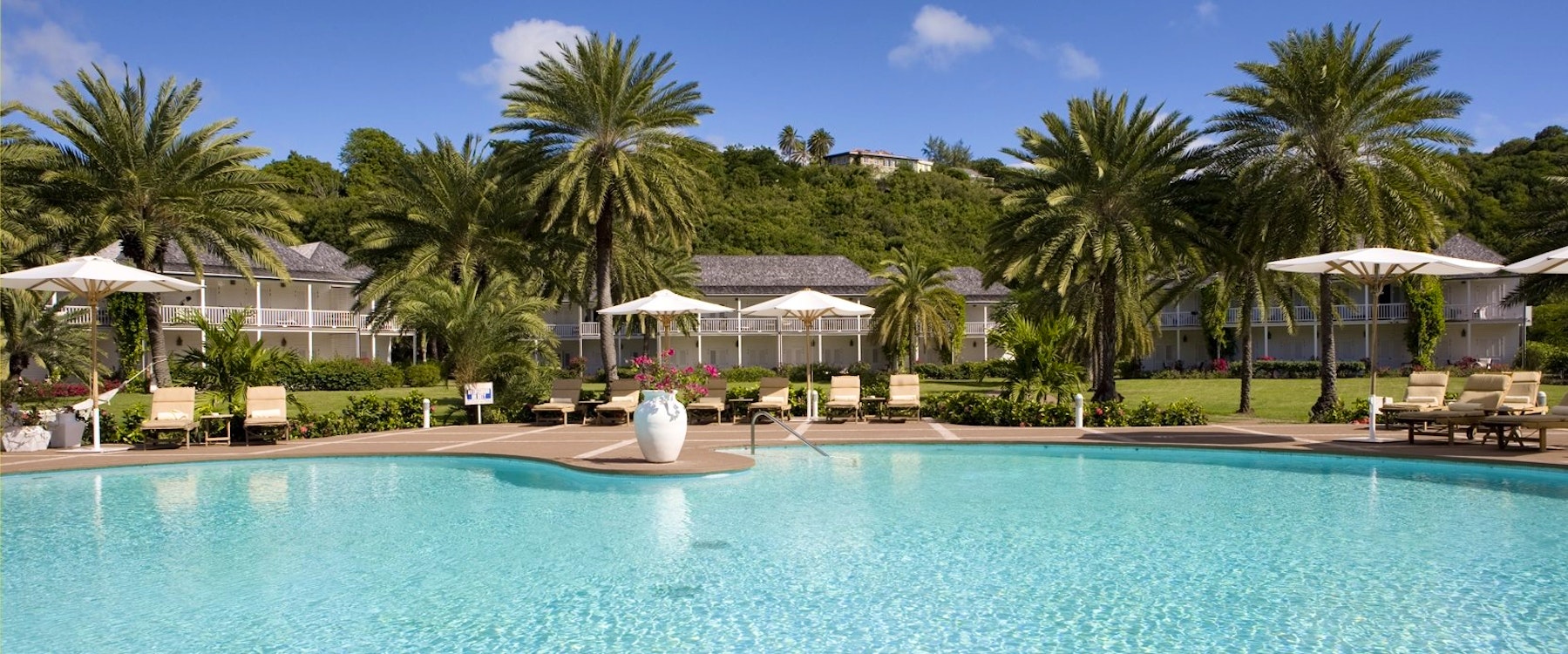 Pool Side at The Inn at English Harbour, Antigua