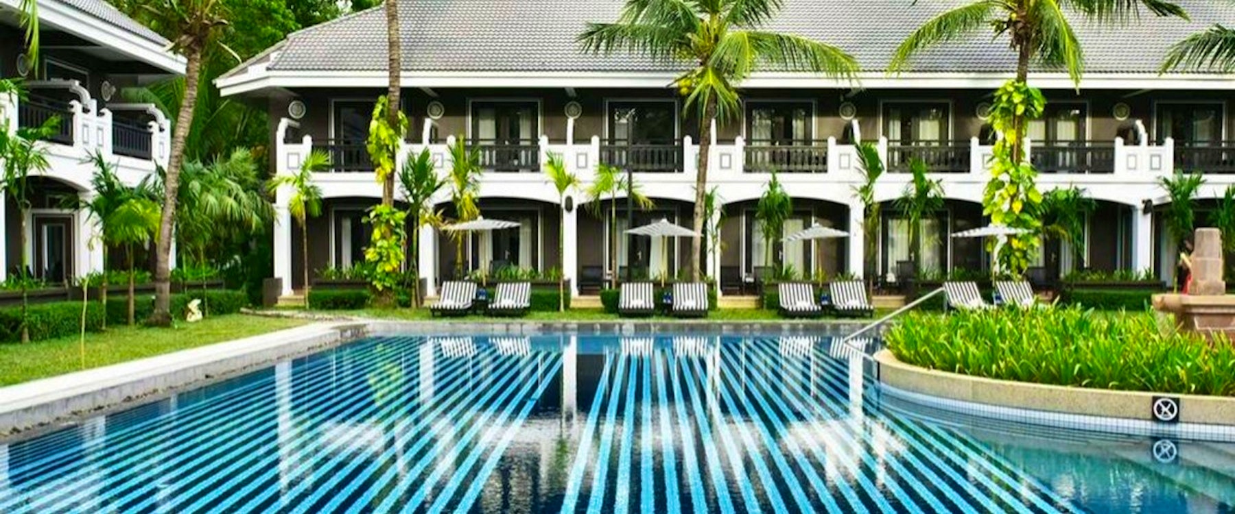 Swimming Pool at Shinta Mani Angkor and Bensley Collection Pool Villas, Siem Reap